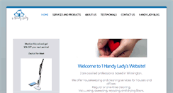 Desktop Screenshot of 1handylady.com